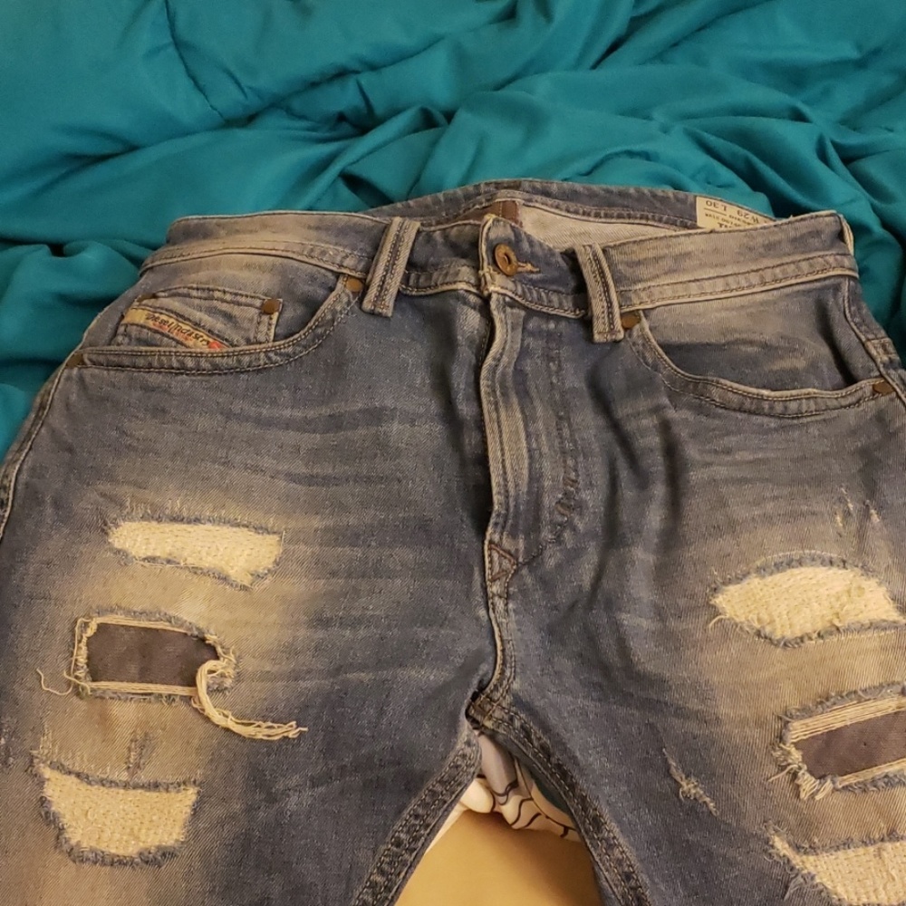 Men's diesel thavar slim jeans size 29 length 30